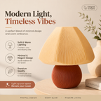 Mushroom Beige & Brown Lamp