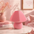 soft pink lamp poster
