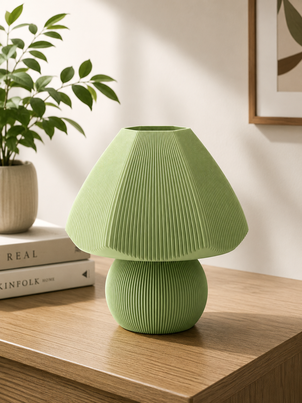 Mushroom Matcha Green Lamp