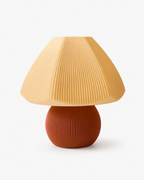 Mushroom Beige & Brown Lamp