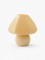 Mushroom Full Light Beige Lamp