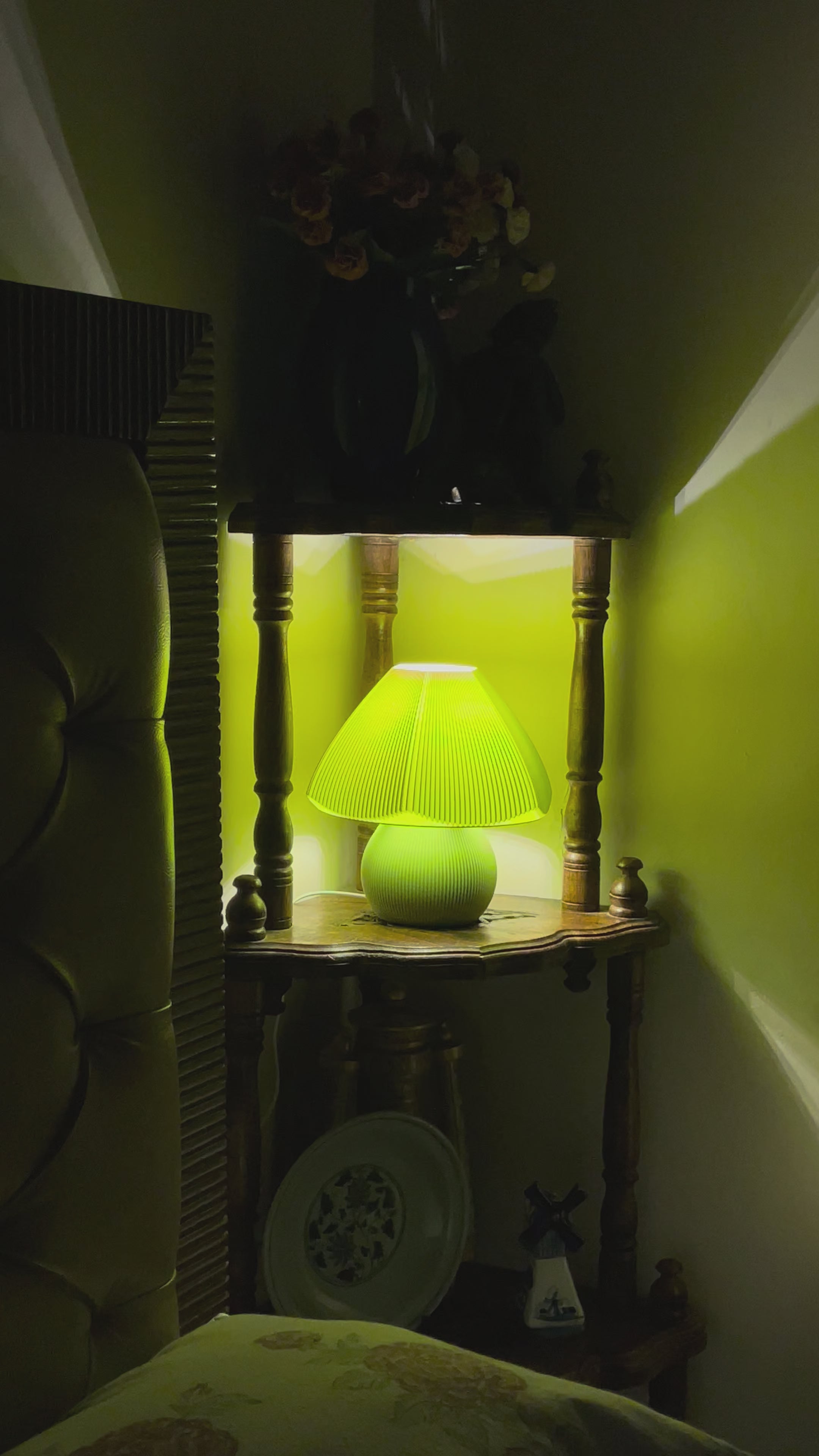 Mushroom Matcha Green Lamp